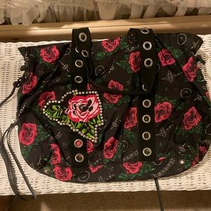 Betsy Johnson Rose Print Tote Bag